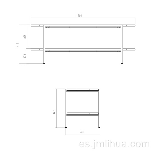 Soporte para TV escritorio central multifunción